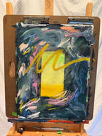 I want to paint my way around it