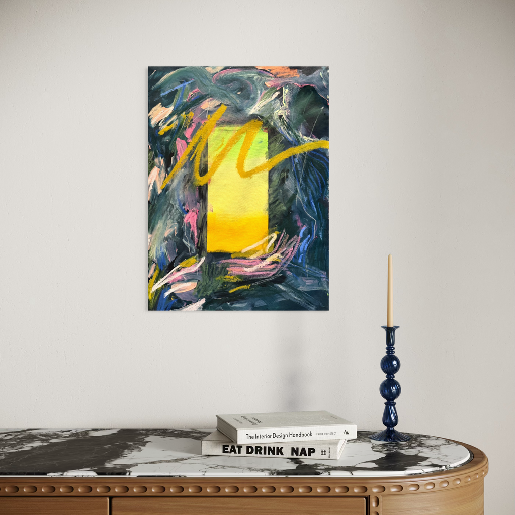 I want to paint my way around it